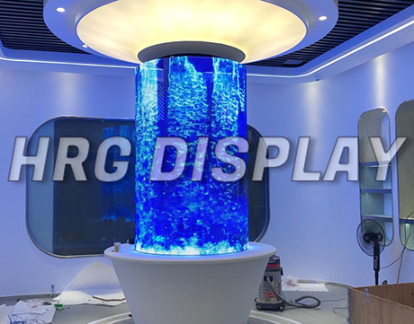 Transparent Cylinder in Guangzhou, China